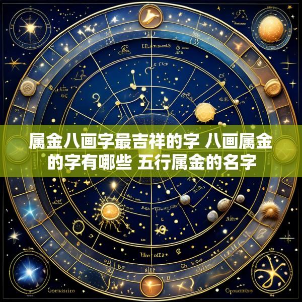 属金八画字最吉祥的字 八画属金的字有哪些 五行属金的名字