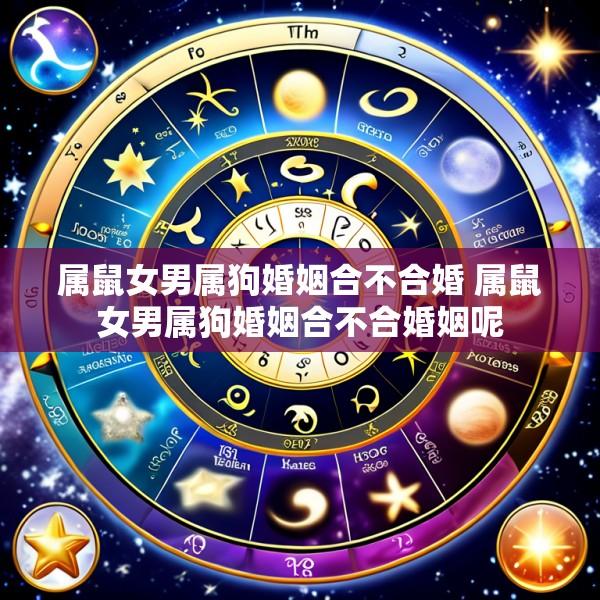 属鼠女男属狗婚姻合不合婚 属鼠女男属狗婚姻合不合婚姻呢