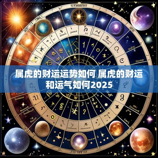 属虎的财运运势如何 属虎的财运和运气如何2025