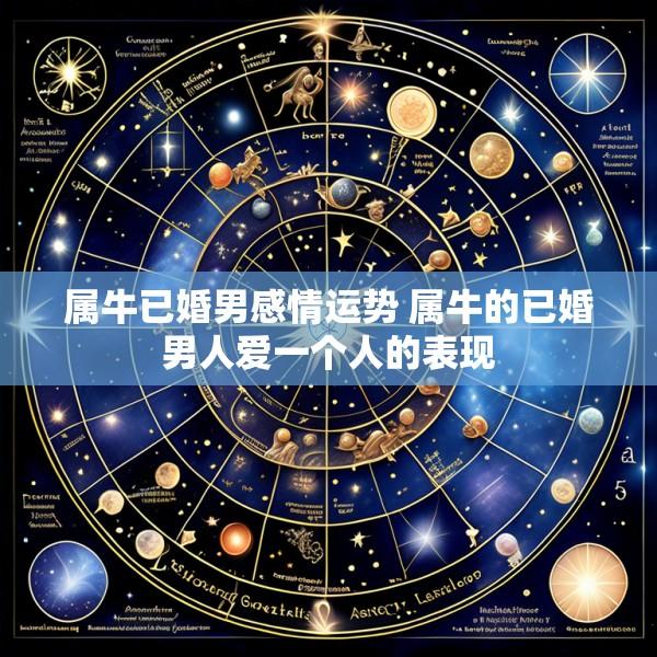 属牛已婚男感情运势 属牛的已婚男人爱一个人的表现