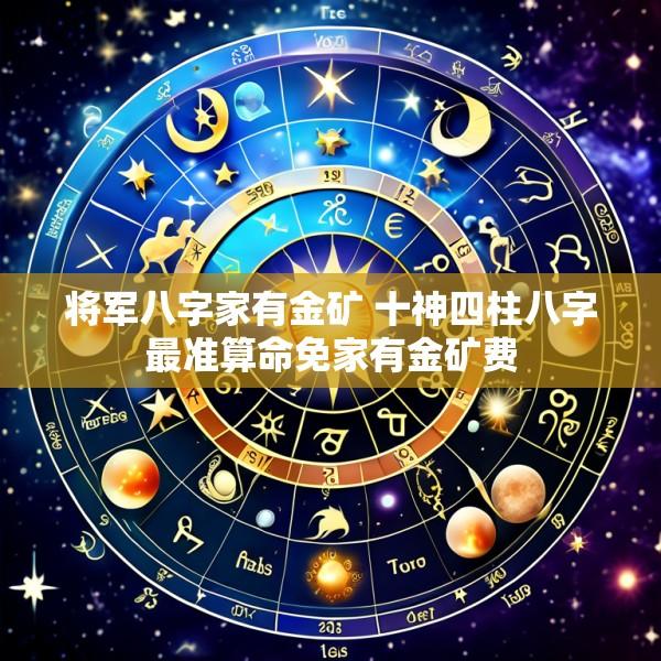 将军八字家有金矿 十神四柱八字最准算命免家有金矿费