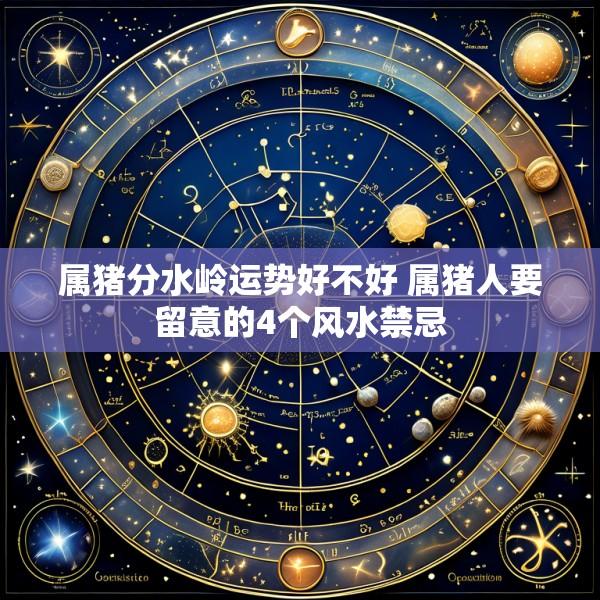 属猪分水岭运势好不好 属猪人要留意的4个风水禁忌