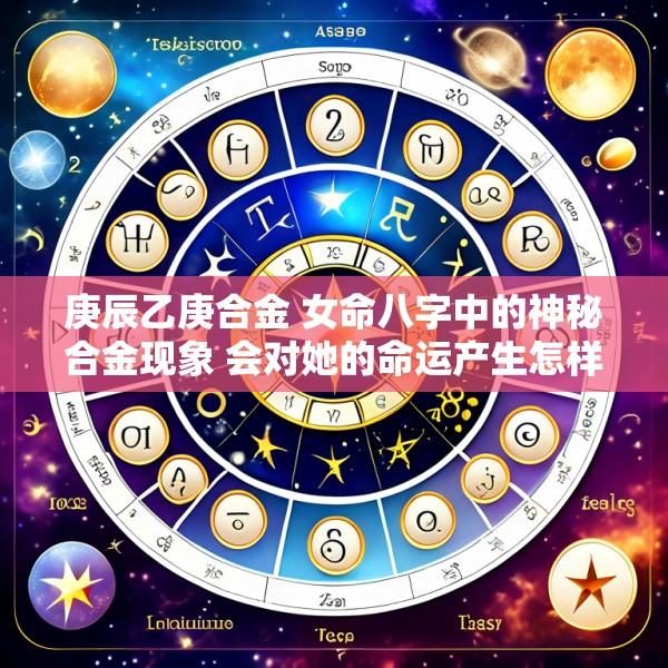 庚辰乙庚合金 女命八字中的神秘合金现象 会对她的命运产生怎样的影响
