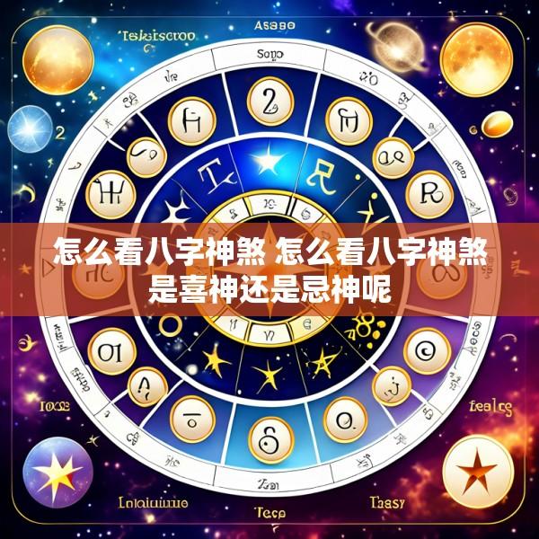 怎么看八字神煞 怎么看八字神煞是喜神还是忌神呢