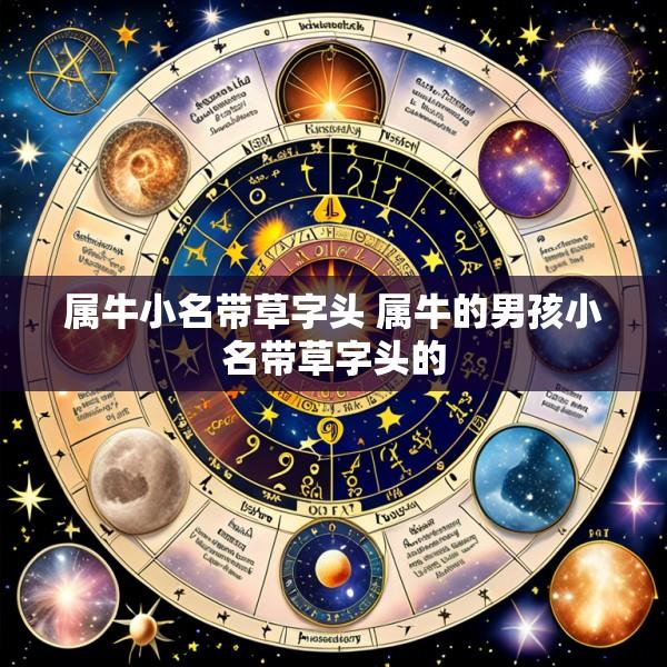 属牛小名带草字头 属牛的男孩小名带草字头的
