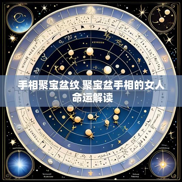 手相聚宝盆纹 聚宝盆手相的女人 命运解读