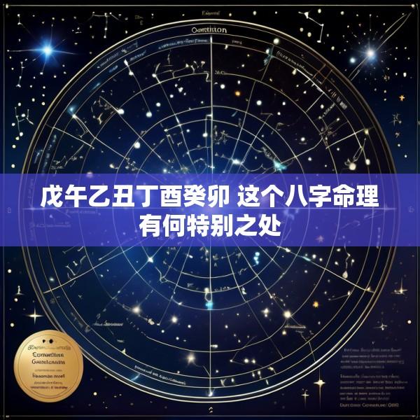 戊午乙丑丁酉癸卯 这个八字命理有何特别之处