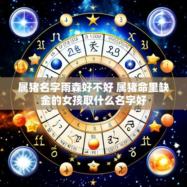 属猪名字雨森好不好 属猪命里缺金的女孩取什么名字好