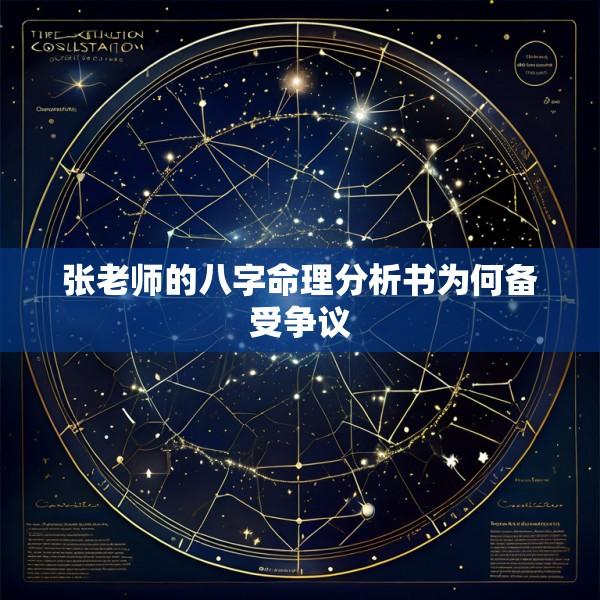 张老师的八字命理分析书为何备受争议