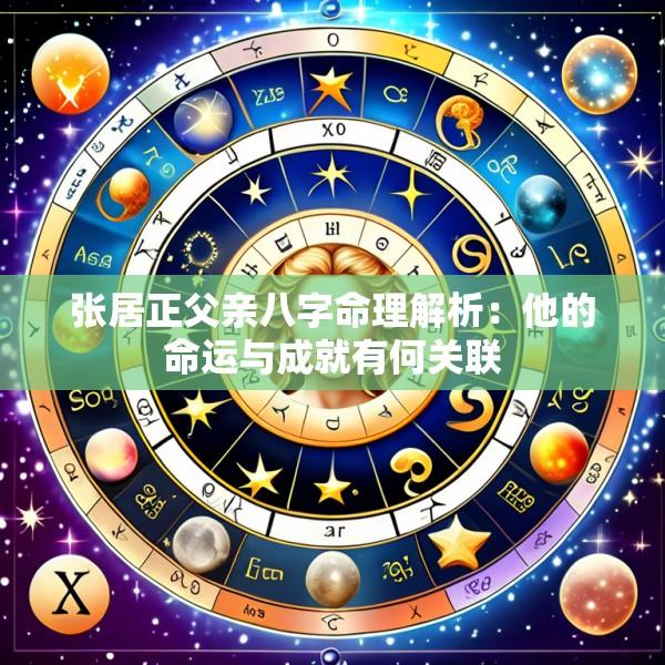 张居正父亲八字命理解析：他的命运与成就有何关联