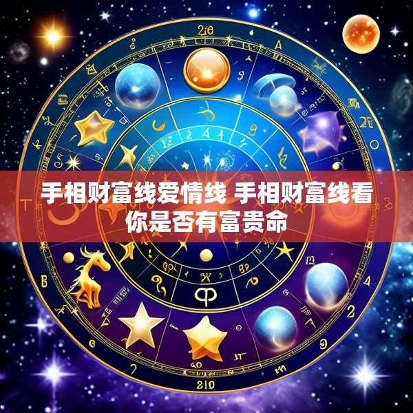 手相财富线爱情线 手相财富线看你是否有富贵命