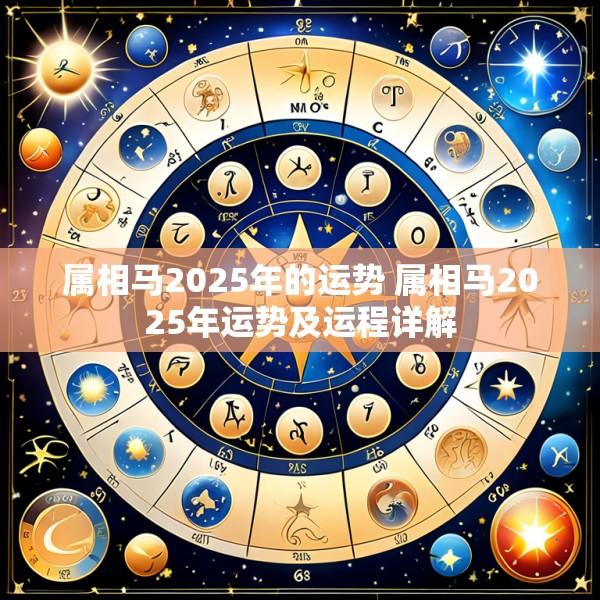 属相马2025年的运势 属相马2025年运势及运程详解