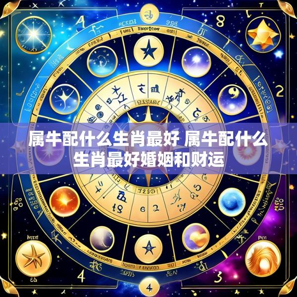 属牛配什么生肖最好 属牛配什么生肖最好婚姻和财运