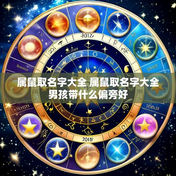 属鼠取名字大全 属鼠取名字大全男孩带什么偏旁好