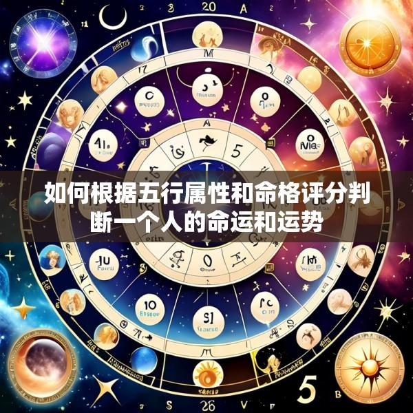 如何根据五行属性和命格评分判断一个人的命运和运势