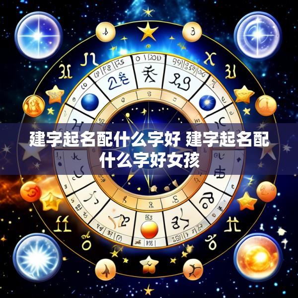 建字起名配什么字好 建字起名配什么字好女孩