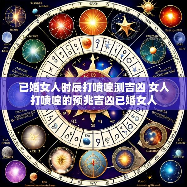 已婚女人时辰打喷嚏测吉凶 女人打喷嚏的预兆吉凶已婚女人