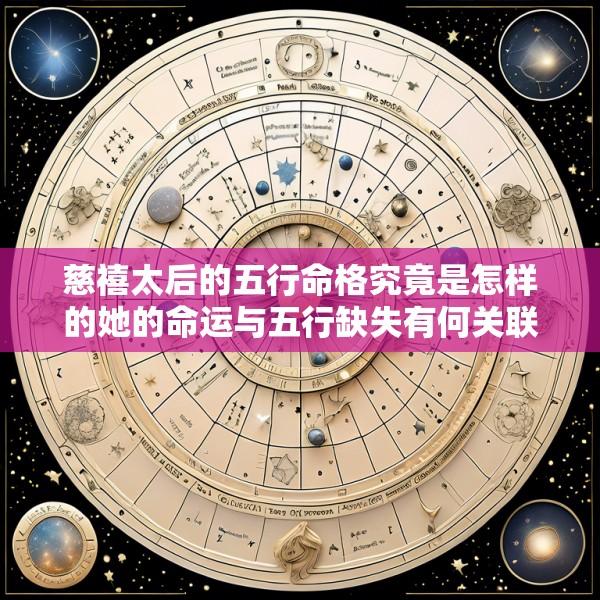 慈禧太后的五行命格究竟是怎样的她的命运与五行缺失有何关联