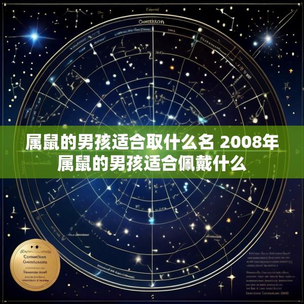 属鼠的男孩适合取什么名 2008年属鼠的男孩适合佩戴什么