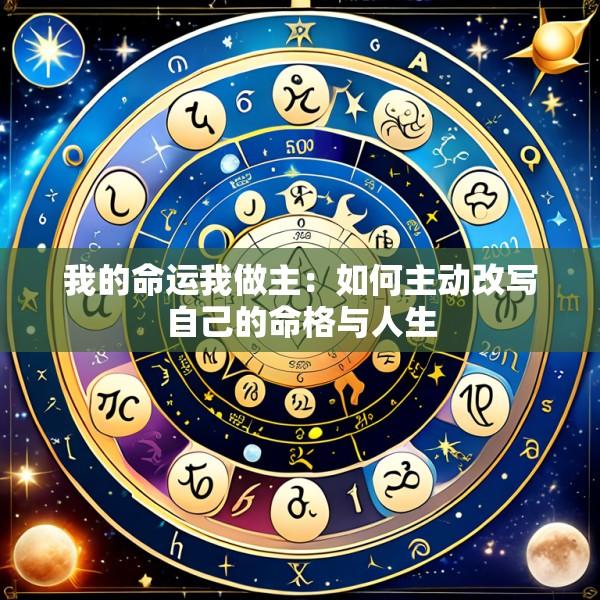 我的命运我做主：如何主动改写自己的命格与人生