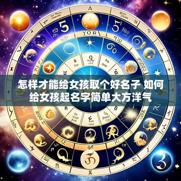怎样才能给女孩取个好名子 如何给女孩起名字简单大方洋气