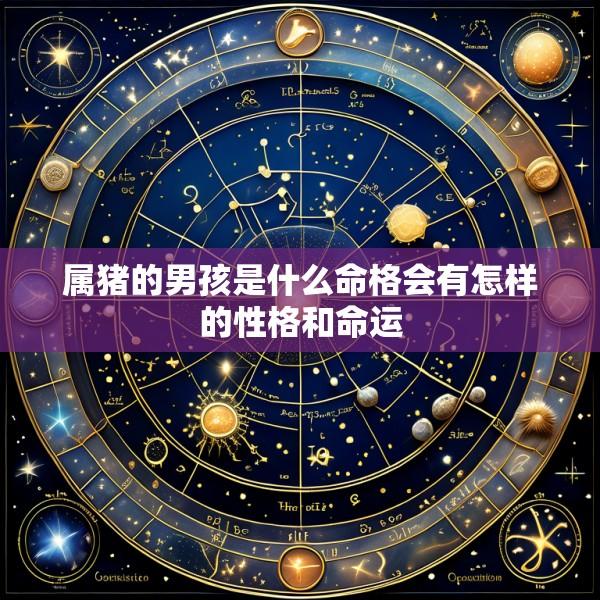 属猪的男孩是什么命格会有怎样的性格和命运