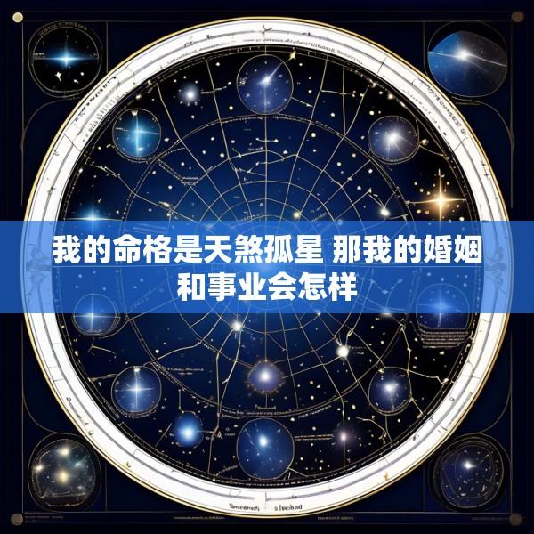 我的命格是天煞孤星 那我的婚姻和事业会怎样