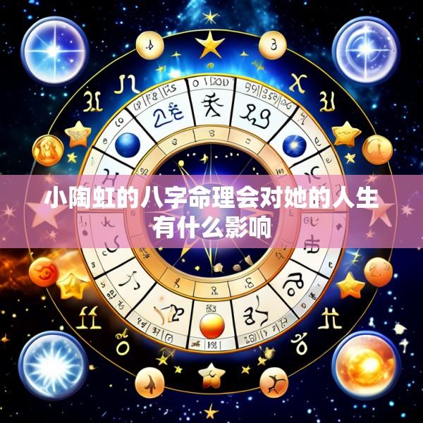 小陶虹的八字命理会对她的人生有什么影响