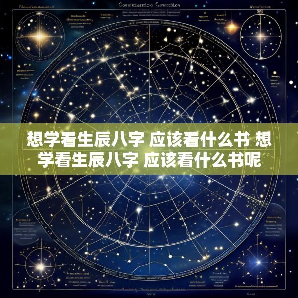 想学看生辰八字 应该看什么书 想学看生辰八字 应该看什么书呢