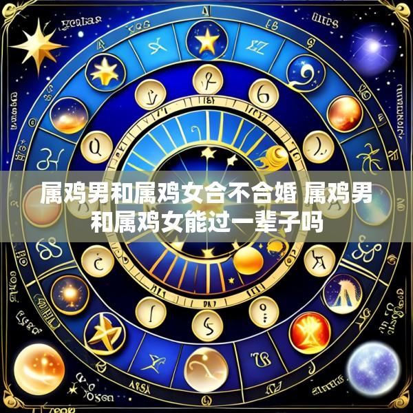 属鸡男和属鸡女合不合婚 属鸡男和属鸡女能过一辈子吗