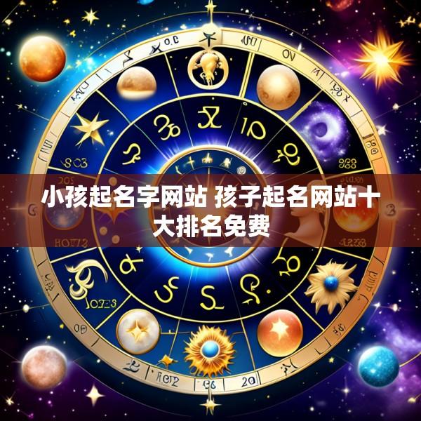 小孩起名字网站 孩子起名网站十大排名免费