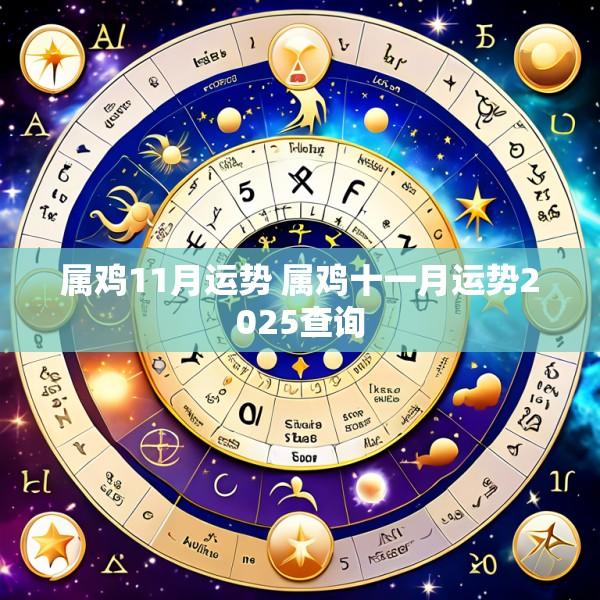 属鸡11月运势 属鸡十一月运势2025查询