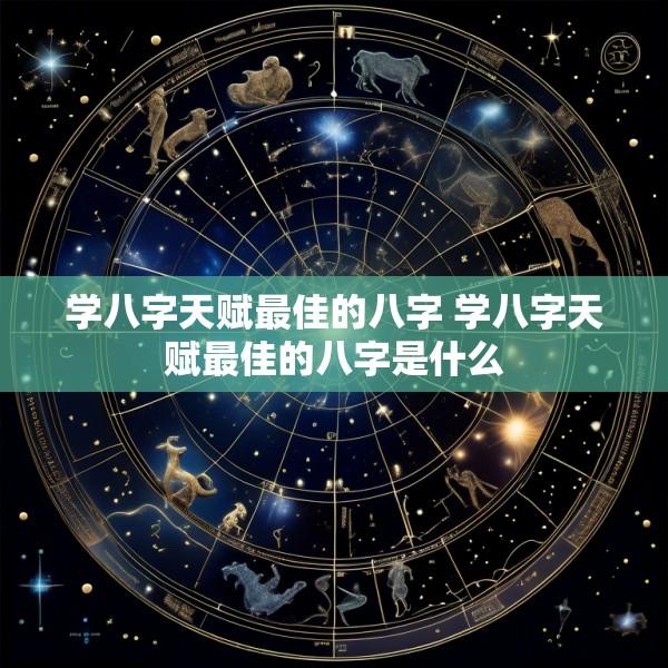 学八字天赋最佳的八字 学八字天赋最佳的八字是什么