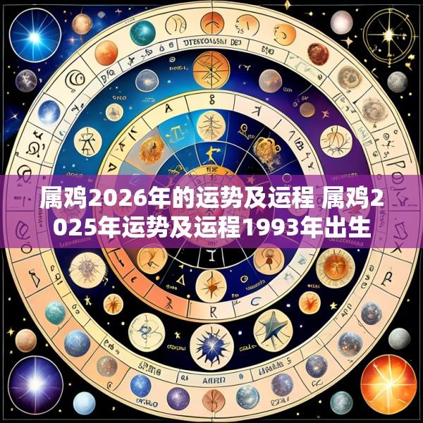 属鸡2026年的运势及运程 属鸡2025年运势及运程1993年出生