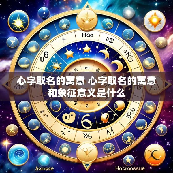 心字取名的寓意 心字取名的寓意和象征意义是什么