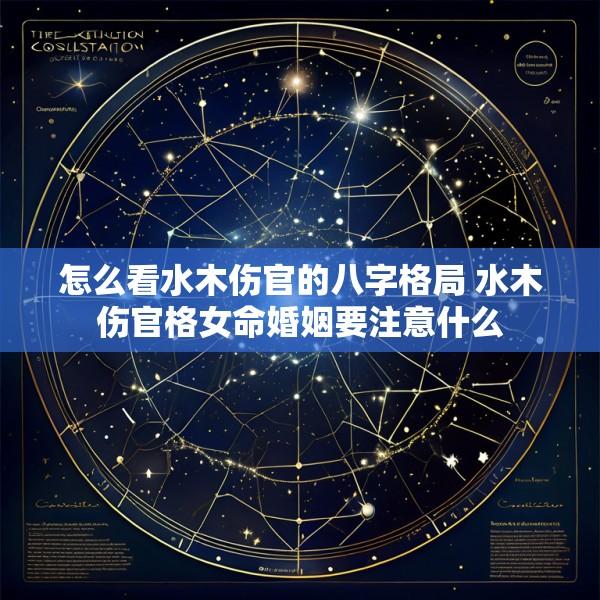 怎么看水木伤官的八字格局 水木伤官格女命婚姻要注意什么