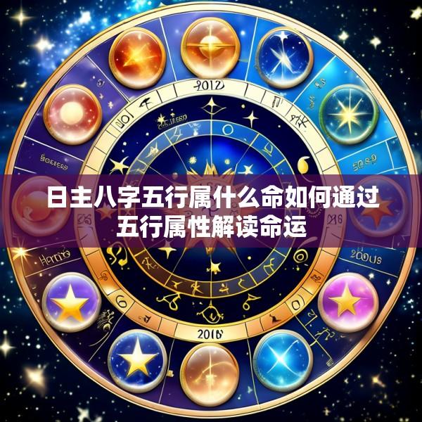 日主八字五行属什么命如何通过五行属性解读命运
