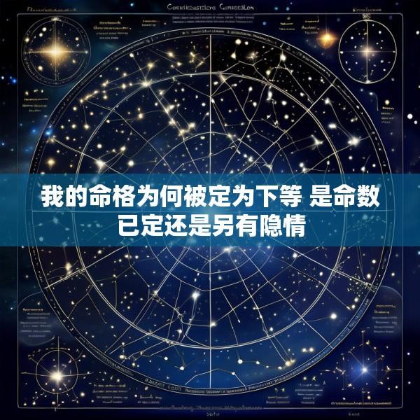 我的命格为何被定为下等 是命数已定还是另有隐情