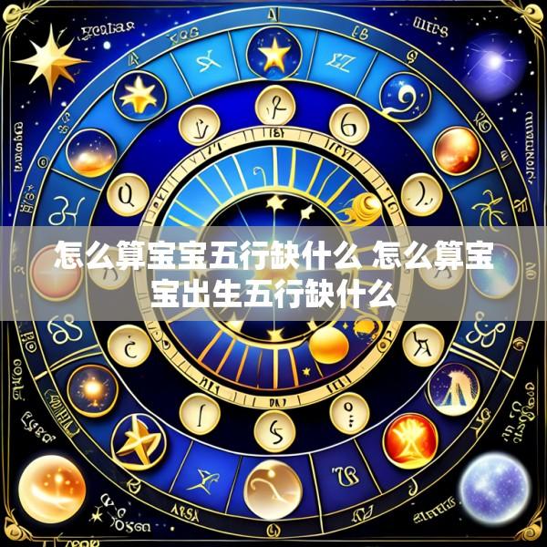 怎么算宝宝五行缺什么 怎么算宝宝出生五行缺什么