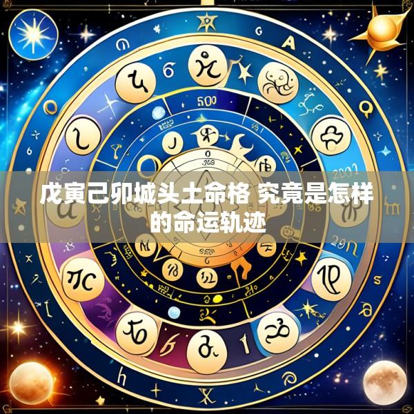 戊寅己卯城头土命格 究竟是怎样的命运轨迹
