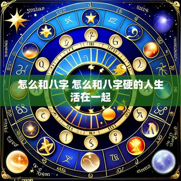 怎么和八字 怎么和八字硬的人生活在一起