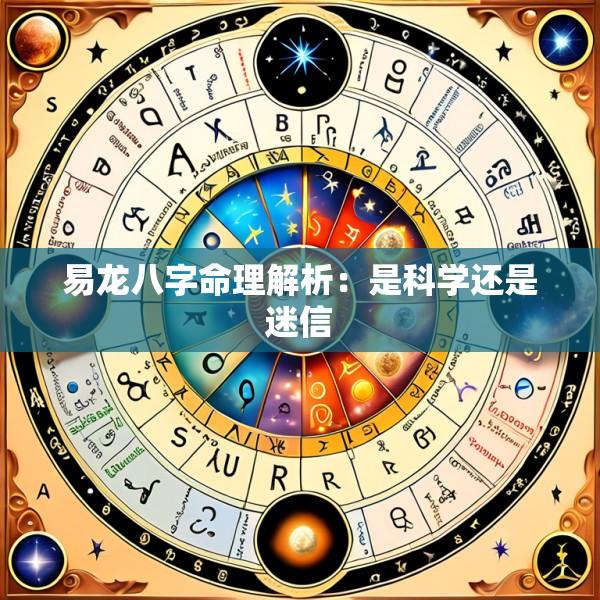 易龙八字命理解析：是科学还是迷信