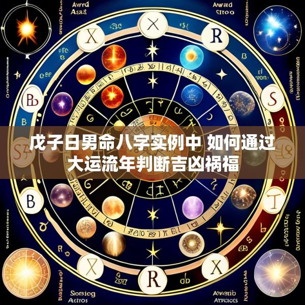 戊子日男命八字实例中 如何通过大运流年判断吉凶祸福