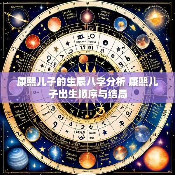 康熙儿子的生辰八字分析 康熙儿子出生顺序与结局