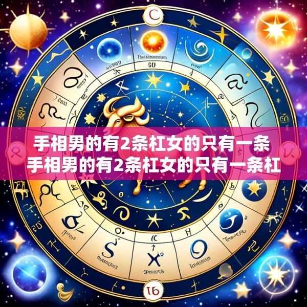 手相男的有2条杠女的只有一条 手相男的有2条杠女的只有一条杠正常吗
