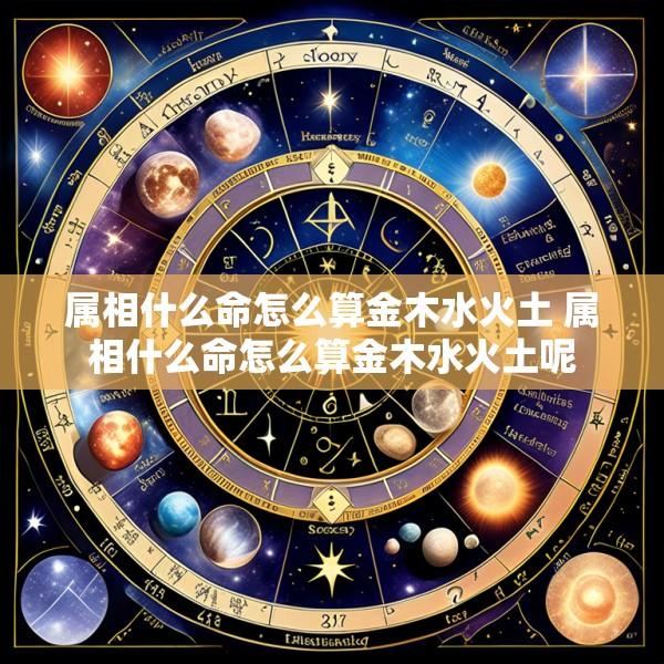 属相什么命怎么算金木水火土 属相什么命怎么算金木水火土呢