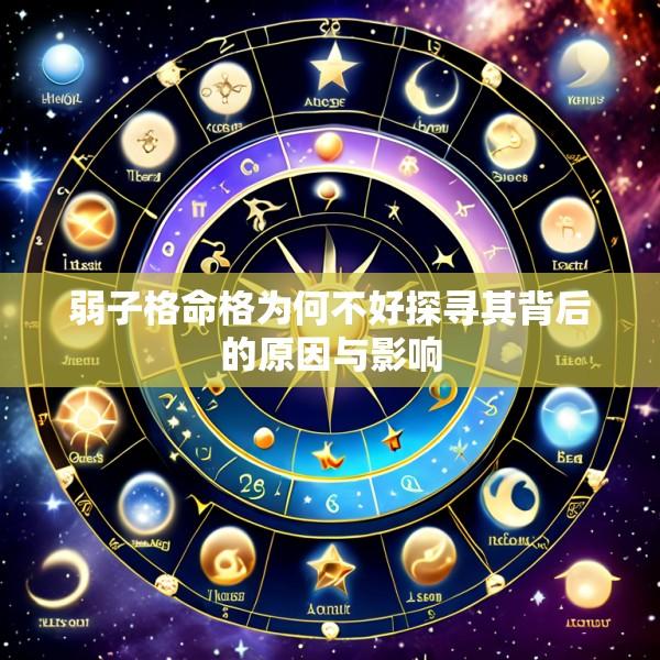 弱子格命格为何不好探寻其背后的原因与影响