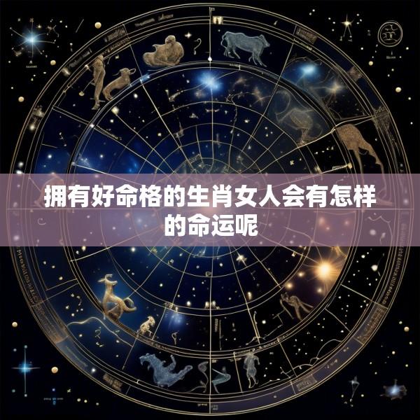 拥有好命格的生肖女人会有怎样的命运呢