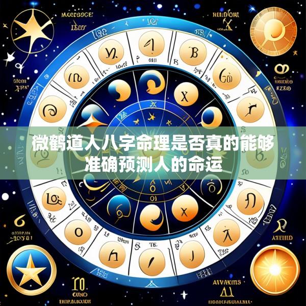 微鹤道人八字命理是否真的能够准确预测人的命运