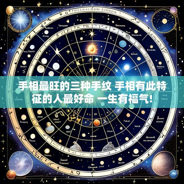 手相最旺的三种手纹 手相有此特征的人最好命 一生有福气!